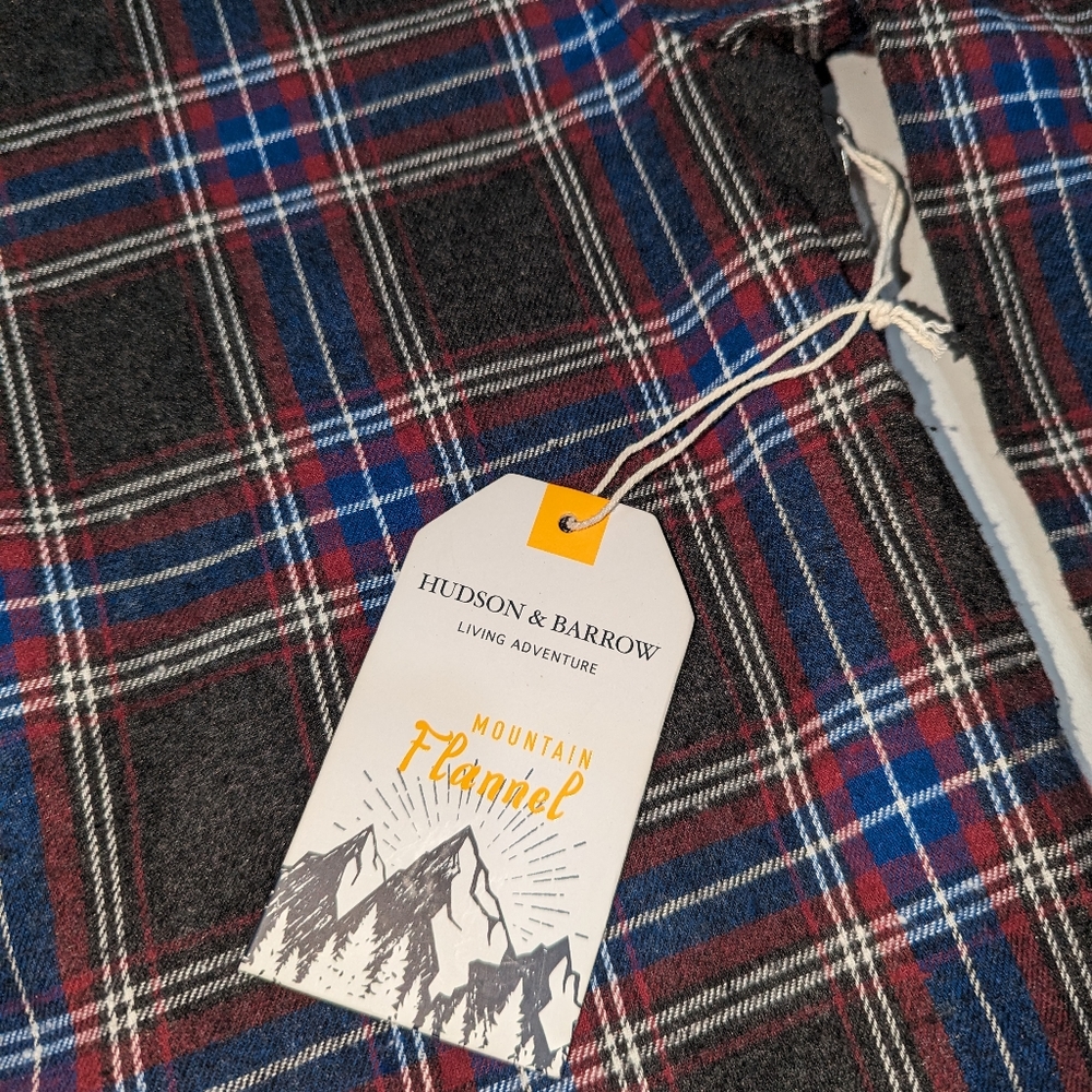 Hudson & Barrow Mountain Flannel Sz Small - Picture 6 of 6